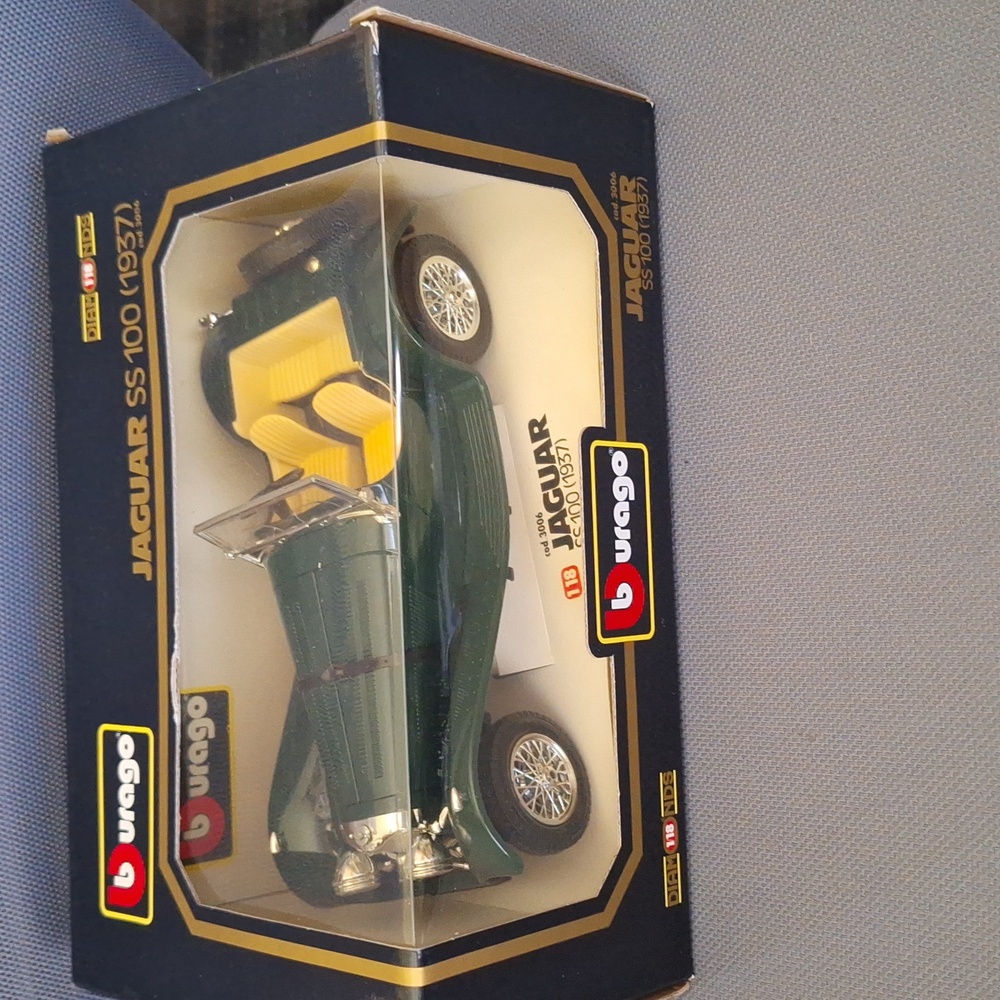 1937 Jaguar SS 100 Die Cast Car